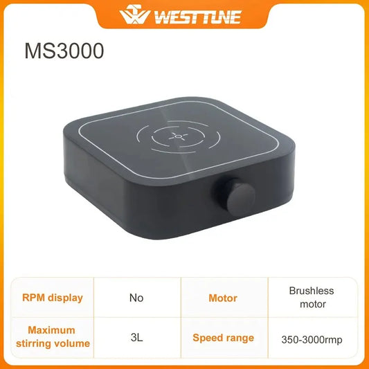 2000Rpm/3000Rpm Mini Magnetic Stirrer with Stir Bar Brushless DC Motor Magnetic Mixer Laboratory Supplies