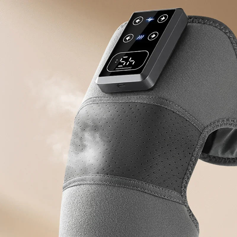 New Household Smart Electric Heating Knee Massager Adjustable Heat Levels for Warm Massage Pain Relief and Muscle Relaxation