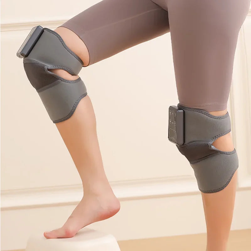New Household Smart Electric Heating Knee Massager Adjustable Heat Levels for Warm Massage Pain Relief and Muscle Relaxation